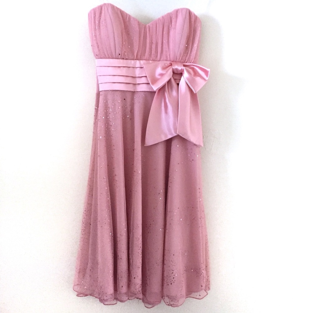 Poly USA Formal Pink Sweetheart Dress